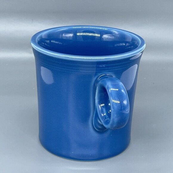 Fiesta HLC Fiestaware Cup Mug Tom & Jerry O Ring Handle Blue - Picture 7 of 12